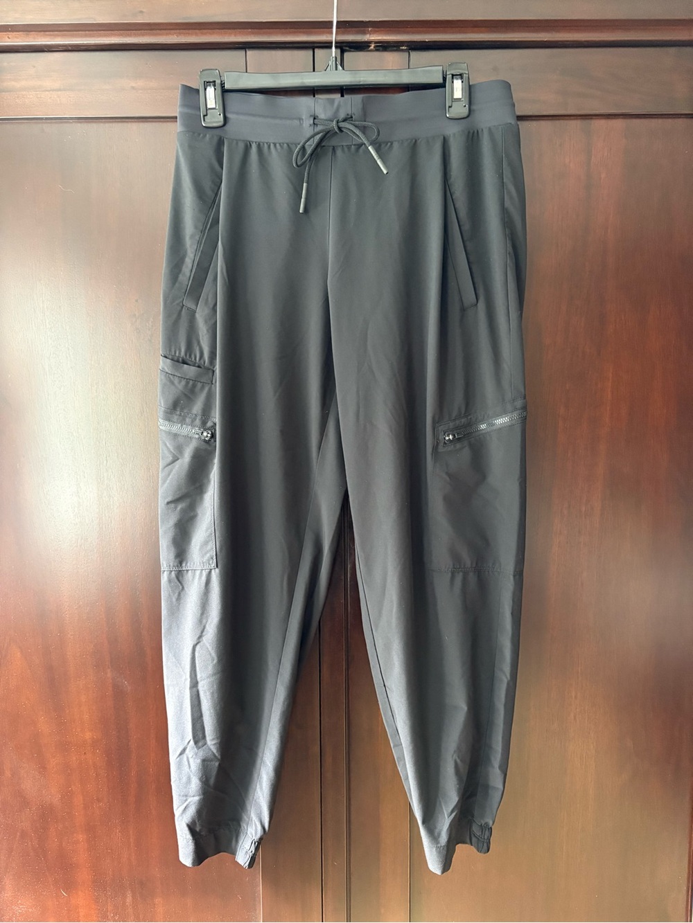 Athleta Black Cargo Jogger Pants